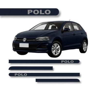 Imagem de Jogo Friso Lateral Polo Ponta Redonda com Grafia Cores Volks - Macall,