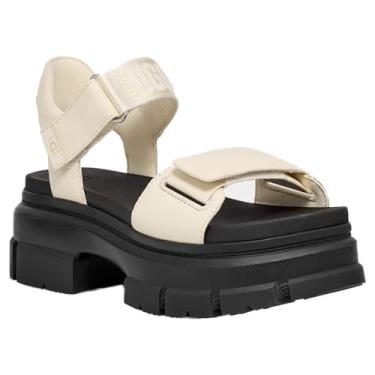 Imagem de UGG Sandália feminina Ashton Ankle, Jasmim, 10