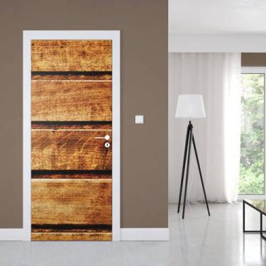 Imagem de Adesivo de Porta Madeiras Modelo 14 - Império da Impressão, P - 70cm x