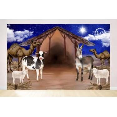 Imagem de Painel Tecido Sublimado Presépio 2,20 x 1,50 (11)