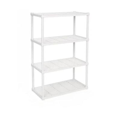 Imagem de Organizador Banheiro Cozinha Prateleira 2 Andares Plástico Rígido Rack Organizador de Banheiro (4andar)