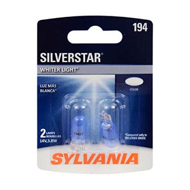 Imagem de SYLVANIA 194 SilverStar Lâmpada miniatura de alto desempenho, (contém 2 lâmpadas)