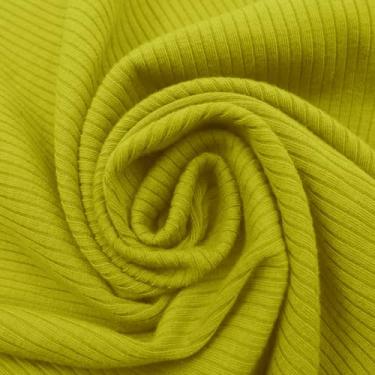 Imagem de Stylish FABRIC Tecido de malha canelada 134,6 cm de largura 4x2 da Yard – Mistura de poliéster rayon elastano – 370 g/m² – pesado, vestidos elásticos em 4 vias, leggings, loungewear e artesanato de
