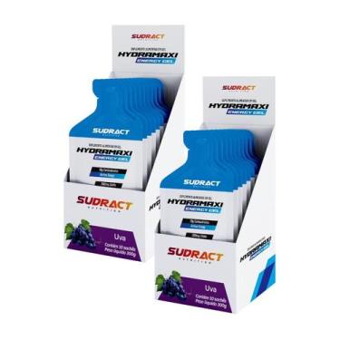 Imagem de 2 x Hydramaxi Gel Carb Repositor Energético 10 Sache Sudract, Uva