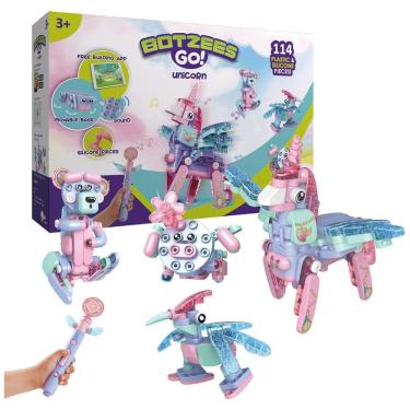 Imagem de Unicórnio Robô com Sistema de Aprendizagem STEM para Crianças de 3 Anos ou Mais, BOTZEES GO
