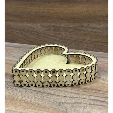 Imagem de BANDEJA CORAÇÃO MDF Cru