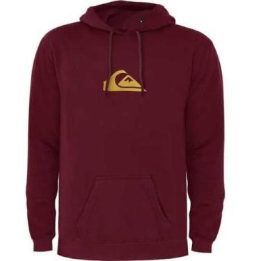 Imagem de Moletom Quiksilver Metal Comp Logo, Vinho