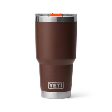 Imagem de YETI Copo Rambler 30 Oz, Aço Inoxidável, Com Isolamento A Vácuo E Tampa Magslider, Marrom Wetlands