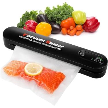 Imagem de Seladora a Vácuo Portátil Doméstica Kitchen Pro – Embaladora Automática de Alimentos, Carnes, Queijos e Frutas | APOLLO'S STORE