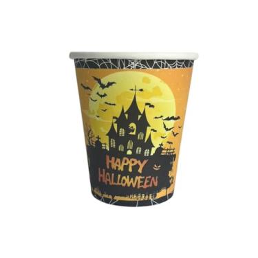 Imagem de 10unds Copo descartável p/Festa Halloween Castelo da Bruxa Happy Halloween