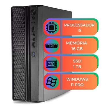 Imagem de Computador MultiPC Slim i5 3ª Geração 16GB RAM SSD 1TB NVMe Windows 11