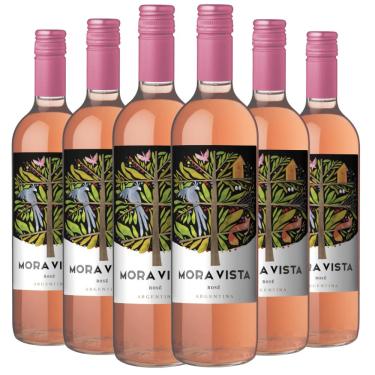 Imagem de Kit 6 Garrafas Mora Vista Rosé