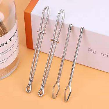 Imagem de Mini cordão de costura, ferramentas faça você mesmo, fácil de puxar, fita perfuradora, linha portátil, agulha de ponto cruz, grampo elástico