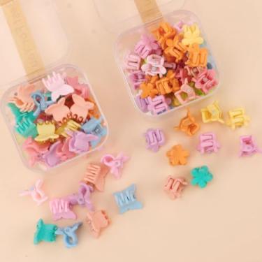 Imagem de 80 peças mini clipes de borboleta fosco minúsculo grampos de cabelo pequenos grampos de garra de cabelo acessórios de cabelo, presilhas de mandíbula fofas com fixação forte e caixa de presente
