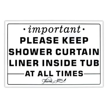 Imagem de XUNWUXIAN Mantenha o forro da cortina de chuveiro dentro da placa da banheira