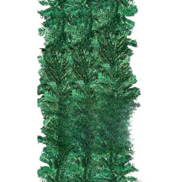 Imagem de Grinaldas Festão Aramado Natal Verde Grosso Premium 180 200 300 galhos Natal Decoração Natalina(03 com 300 galhos)