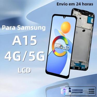 Imagem de Tela OLED LCD Touch Screen Digitizer Completa Para Samsung Galaxy A15 
