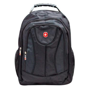 Imagem de Mochila Executiva Swissland com Alça Reforçada Preto/cinza-Masculino