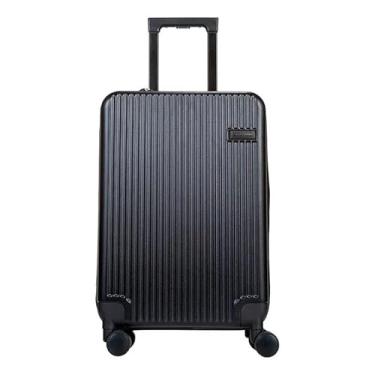 Imagem de Mala de Viagem Bordo 10kg em ABS Resistente, Expansível com Cadeado Integrado TSA Internacional, Padrao ANAC - Sestini Compact Preto