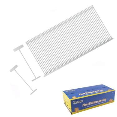 Imagem de Pinos Plástico Tag Pin Fix Para Etiquetador Roupas 35mm 5000pins - Wes