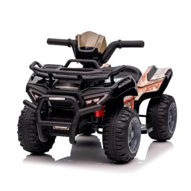 Imagem de Quadriciclo Motorizado Infantil 6V Bateria Recarregável Preto Para Passeio e Aventura Criança 4 Rodas Estabilidade Brinquedo El3tr1c0