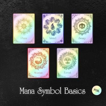 Imagem de Proxy Cards for Magic The Gathering, Alternative Custom Art DIY Cards, Mana Symbol Basics, Foil