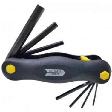 Imagem de Jogo De Chave Hexagonal Canivete 7 Peças- Fertak