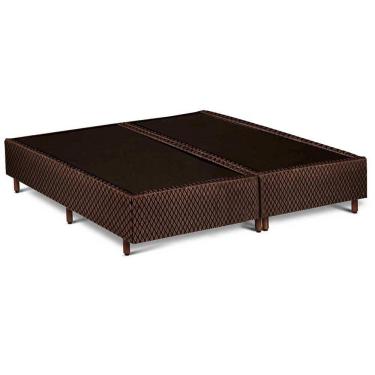 Imagem de Cama Box Base Queen Universal Rústico Brown (158x198x25) - Polar
