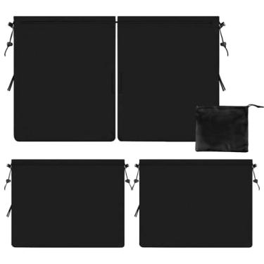 Imagem de 1 conjunto de cortinas de privacidade para carros e SUV, persianas de veludo preto com ventosas, ideais para dormir, trocar ou bloquear a visão dentro de veículos