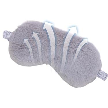 Imagem de Tapa Olhos - Venda E De Pelúcia - Ajustável Máscara Ocular Noturna,Para Mulheres Homens Estudantes Noite Escritório Festa Soneca Quarto Avião Hotel Dormitório Meditação