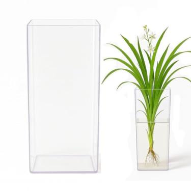 Imagem de Vaso Decorativo Acrílico Transparente para Plantas e Flores