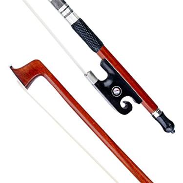 Imagem de Concerto De Arco De Violino Arco De Violino Estilo Francês Arco De Violino Pernambuco Performance 4/4 Arco De Violino Ebony Frog especializado arco de violino (Size : One Size)