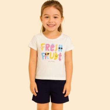 Imagem de Conjunto Feminino Fresh Fruit Kely Kety Shorts Moletinho-Feminino