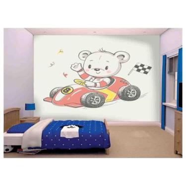 Imagem de Papel De Parede Infantil Ursinho Quarto Bebê  Azs115 - Você Decora
