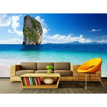 Imagem de Papel de Parede Painel Fotográfico Praia 62 -1,00 X 1,00 - Voce Decora