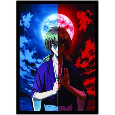 Imagem de Quadro Anime Samuray X Desenho Com Moldura G02 - Vital Quadros  Do Bra