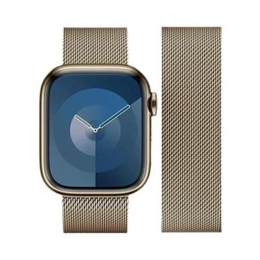 Imagem de Pulseira Magnética De Aço Inoxidável Compatível Com Apple Watch Modelo