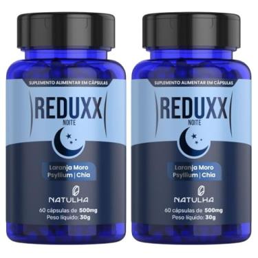 Imagem de KIT 2X Reduxx NOITE (Laranja Moro, Psyllium, Chia) 60 cápsulas - Natulha