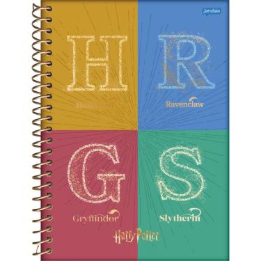 Imagem de Caderno Espiral Colegial Harry Potter 10 Matérias 160 Folhas Jandaia Estampa 3