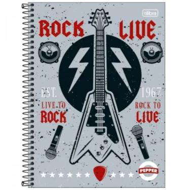 Imagem de Caderno Espiral Capa Dura Universitário Pepper Masculino 80 Folhas 1 Matéria Tilibra Estampa 9