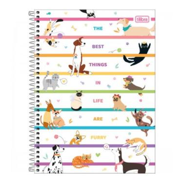 Imagem de Caderno Espiral Capa Dura Universitário Hug Me 1 Matéria 80 Folhas Tilibra Estampa 4