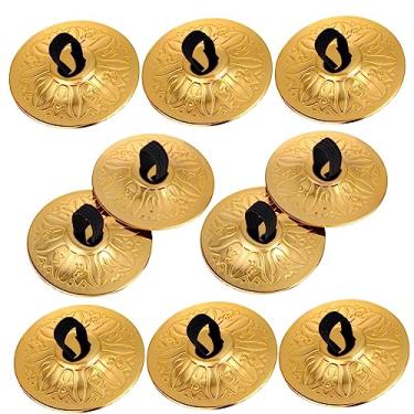 Imagem de EPIGEIST 10 mini pratos de dedo de cobre instrumentos de percussão para dança do ventre zills para meninos e meninas adultos para festas de dança e educação musical