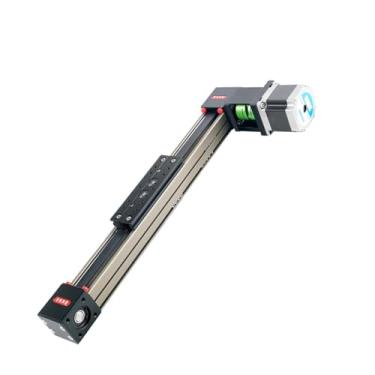 Imagem de S25HH0 QRXQ RXP40 Correia Guia Deslizante Linear 300 mm 400 mm 500 mm 600 mm Roteador Atuador Motorizado Nema Motor de Passo CNC Trilho Linear (Gguide Nema 23 Drive, 1300mm)