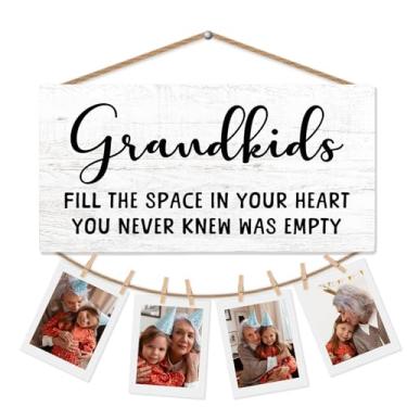 Imagem de CGBHW Porta-retratos de parede para avós, avós, avós, vovós, avós, presentes de aniversário de netos, netos, decoração de parede