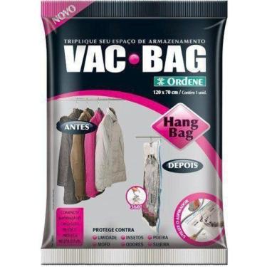 Imagem de Saco A Vácuo Com Cabide Roupas- Vac Hang Bag 70 X 120 Ordene
