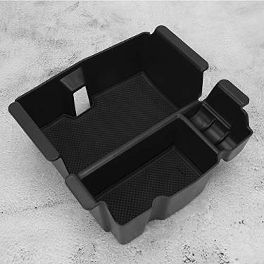 Imagem de Semme Caixa de Armazenamento para Apoio de Braço Interno do Carro, Organizador ABS Premium para JL JLU 2018 2019 Preto
