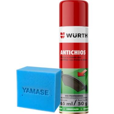 Imagem de Anti Chios Wurth Spray Redutor de Ruidos Chiados Freio Disco 300ml Espuma Yamase
