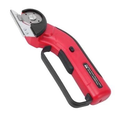 Imagem de Pissente Tesoura Elétrica Sem Fio, Cortador de Tecido Rotativo Multifuncional Recarregável Com Luz LED para Tecidos de Tapetes e Materiais Macios