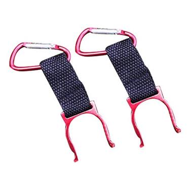 Imagem de POCREATION Alumínio Liga Mosquetão, Equipamento de Escalada Montanhismo Com Design Suave, para Atividades Ao Ar Livre Caminhada Camping (Vermelho)