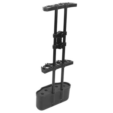 Imagem de Generic Suporte Tipo Fivela para Flecha, Equipamento de Tiro Com e Flecha Com Redução de Ruído para Ambientes Externos, Capacidade de 5, Abs + Borracha Preta